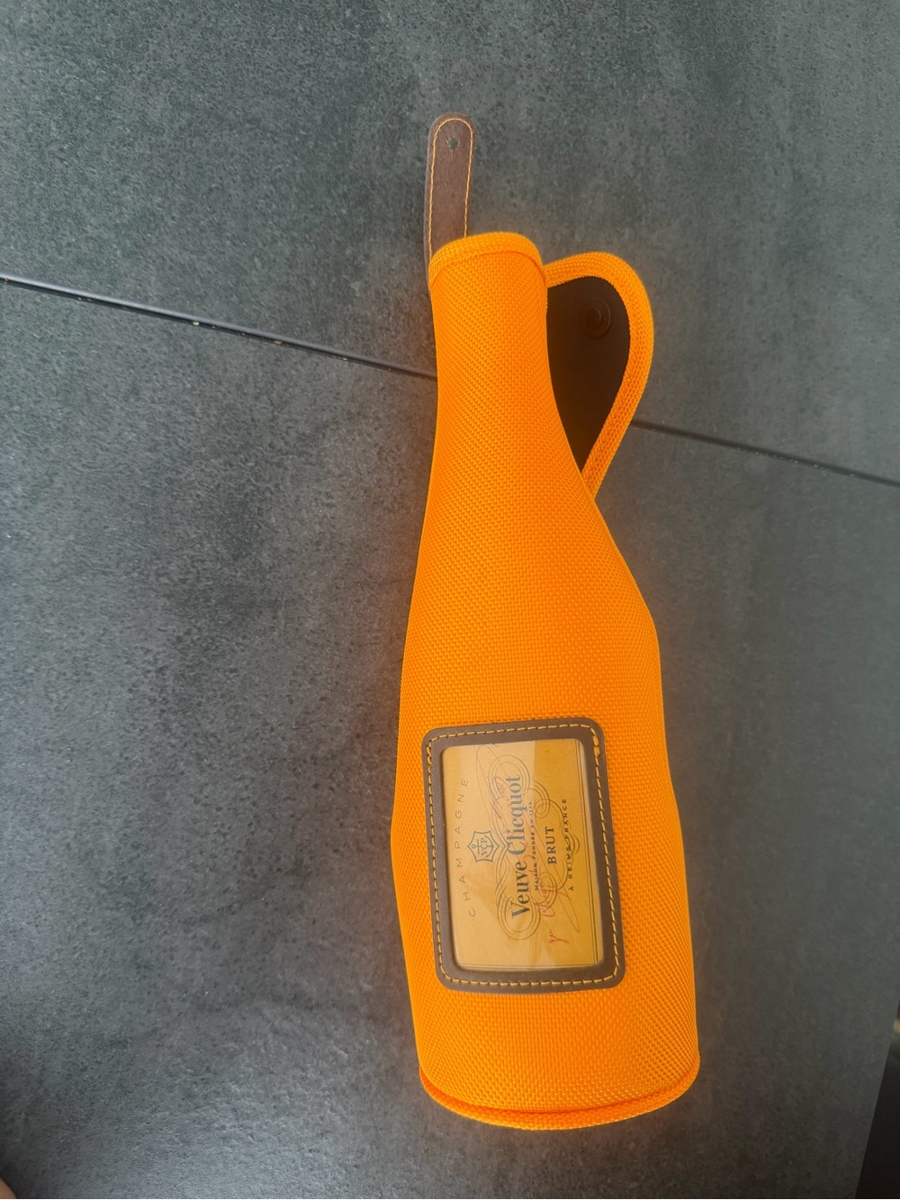 Veuve Clicquot Orange Champagne Bottle Cooler Sleeve